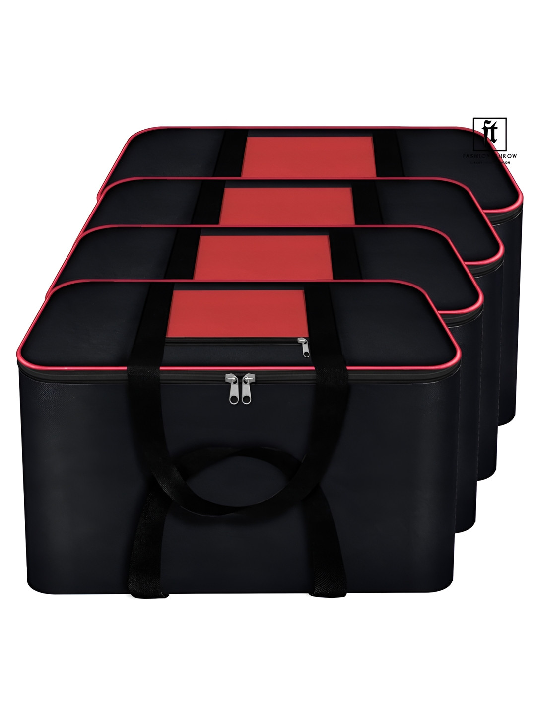 Fashion Throw Black 4 Piece Water Resistant Multi-Utility Organisers