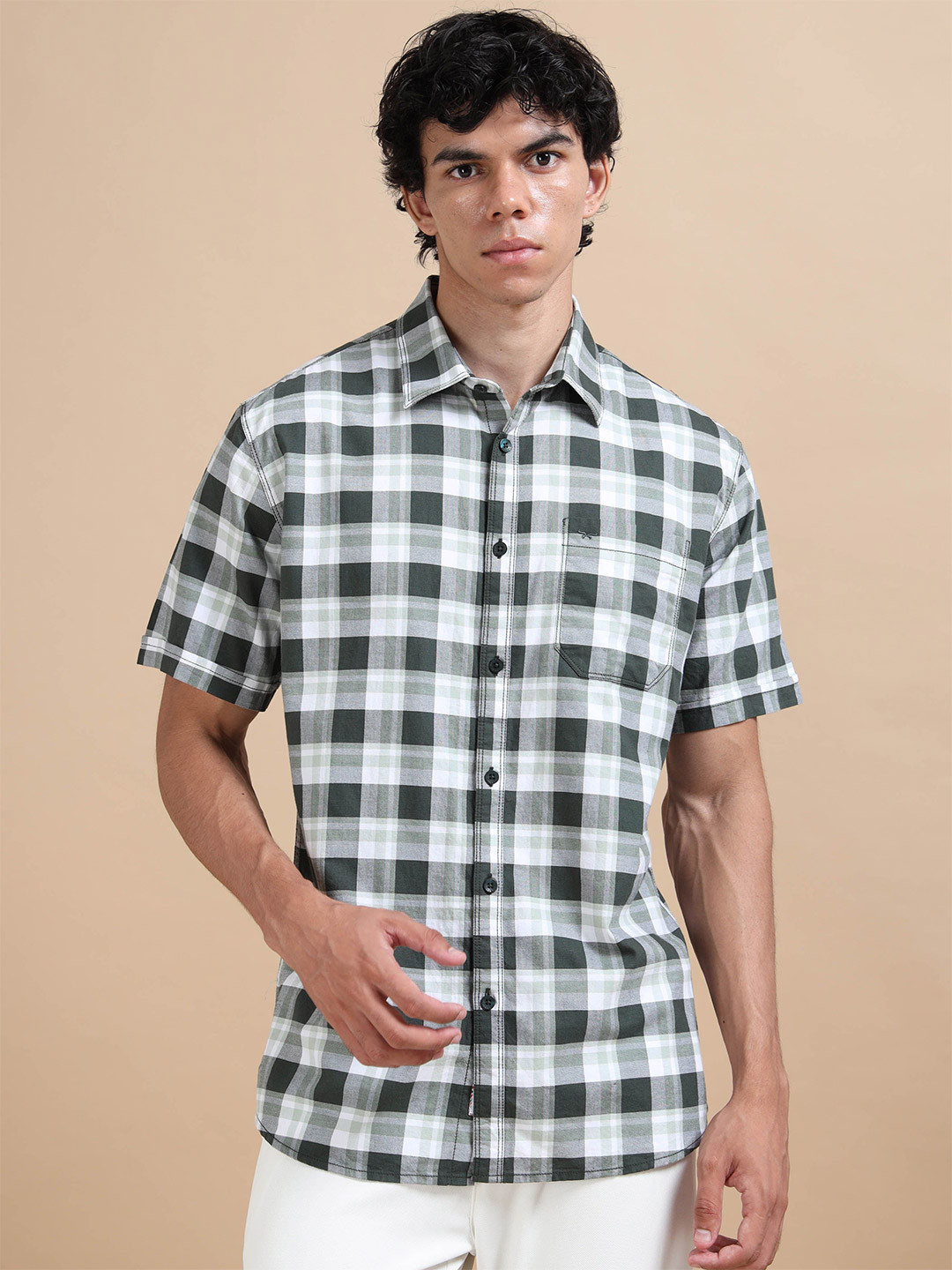 RIGS AND RAGS Men Tartan Checks Checked Casual Shirt
