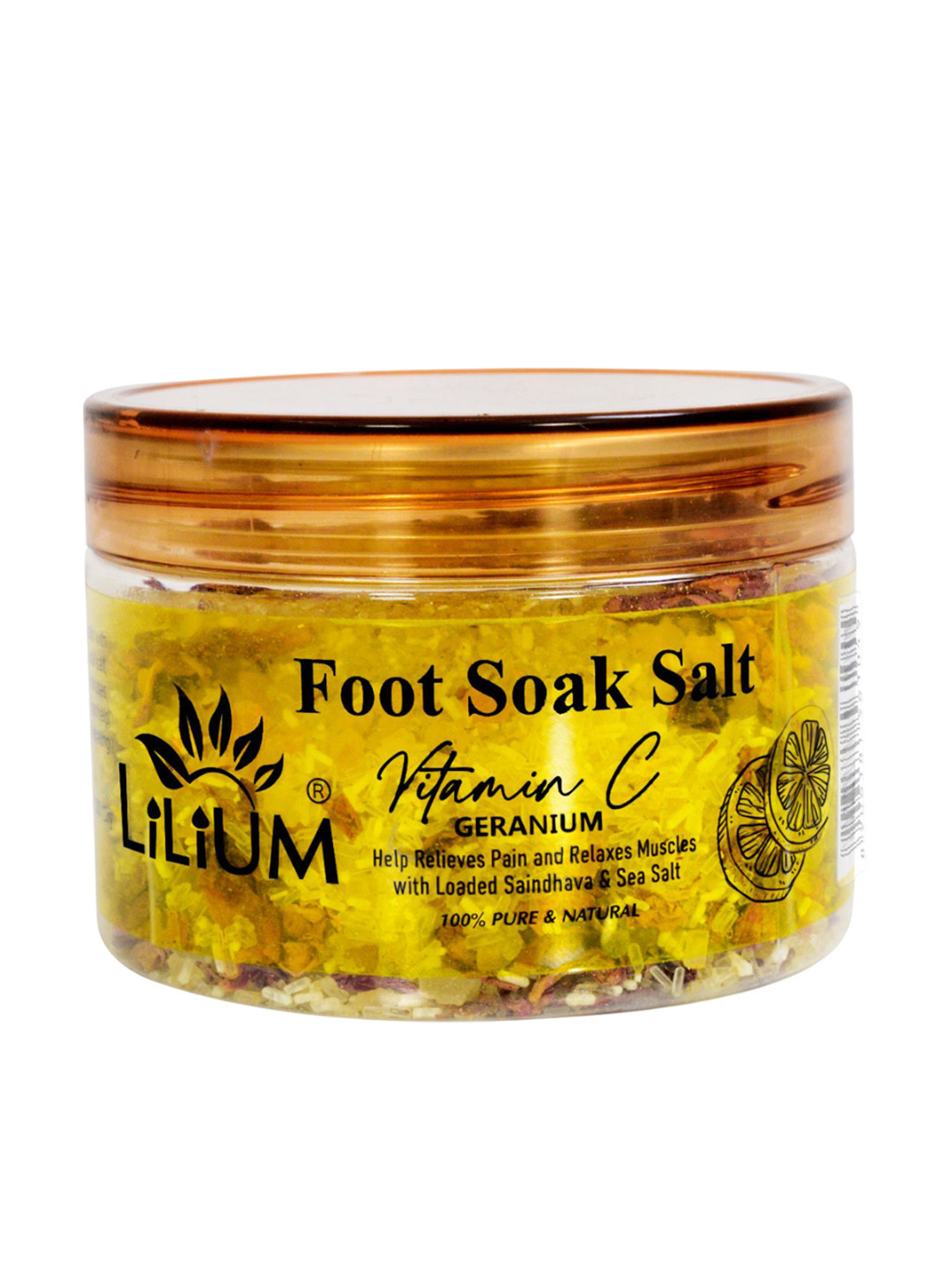 Lilium Vitamin C Geranium Foot Soak Salt - 200 g