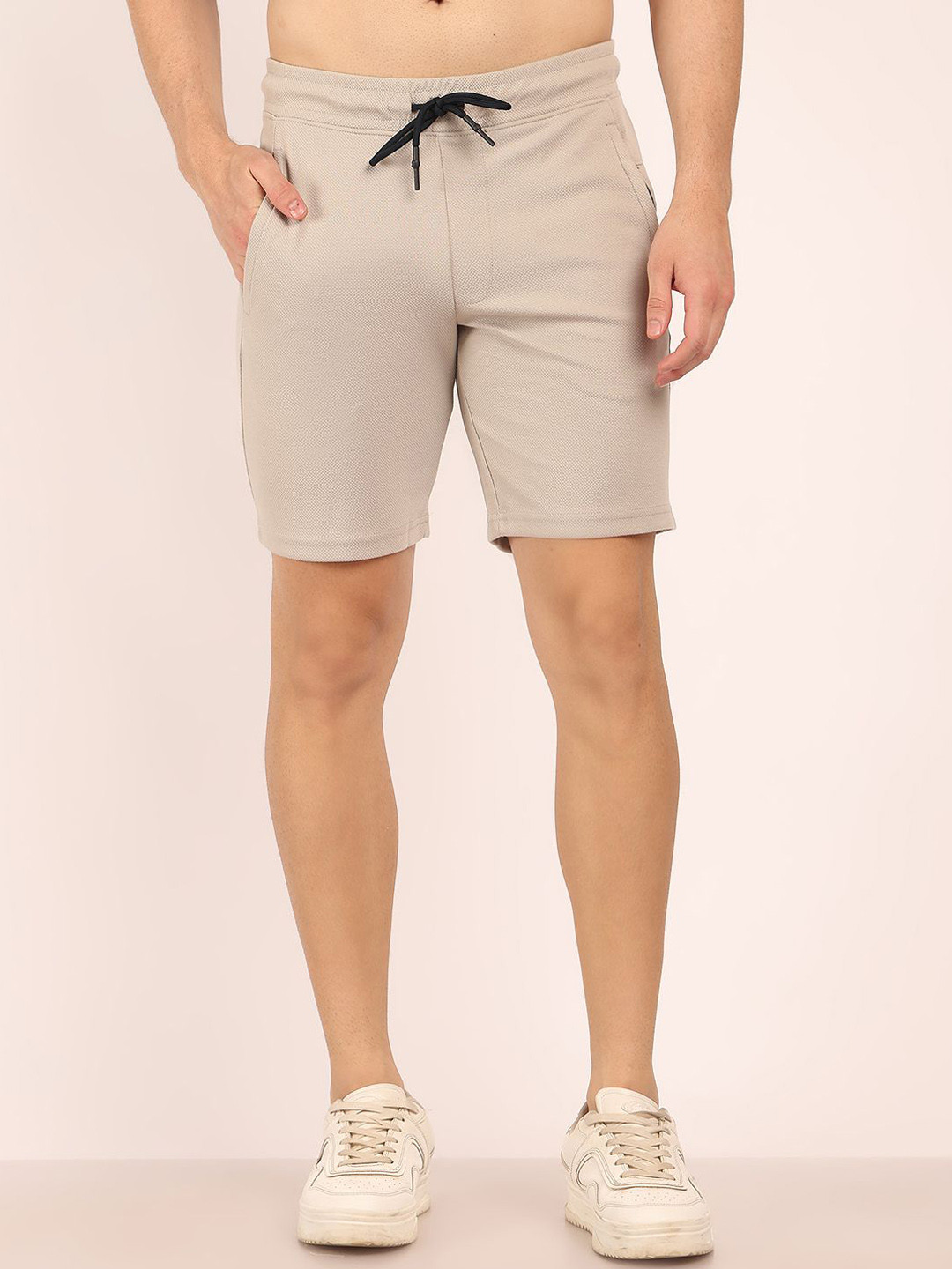 BUNCH OF BAD Men Regular Fit Mid-Rise Cotton Shorts
