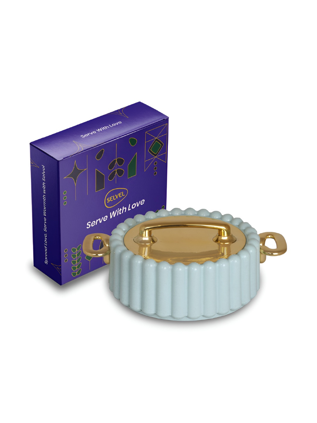 SELVEL Green Stainless Steel Easy to Clean Thermal Insulated Casserole