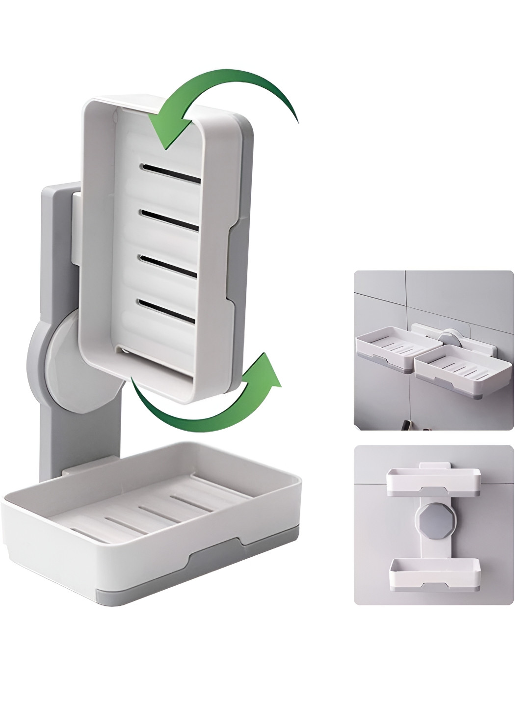 upkaranwale White Plastic Soap Dish