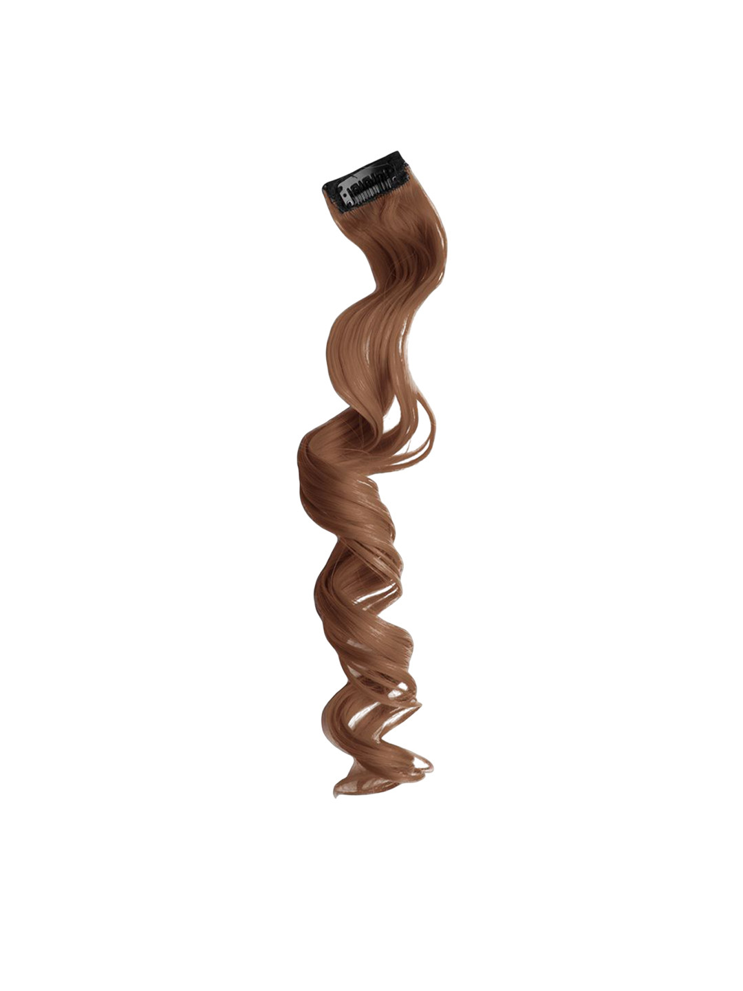 Stasia Street Curly Clip On Strands Premium Hair Extension Hair Colour -Traditiona lbrown