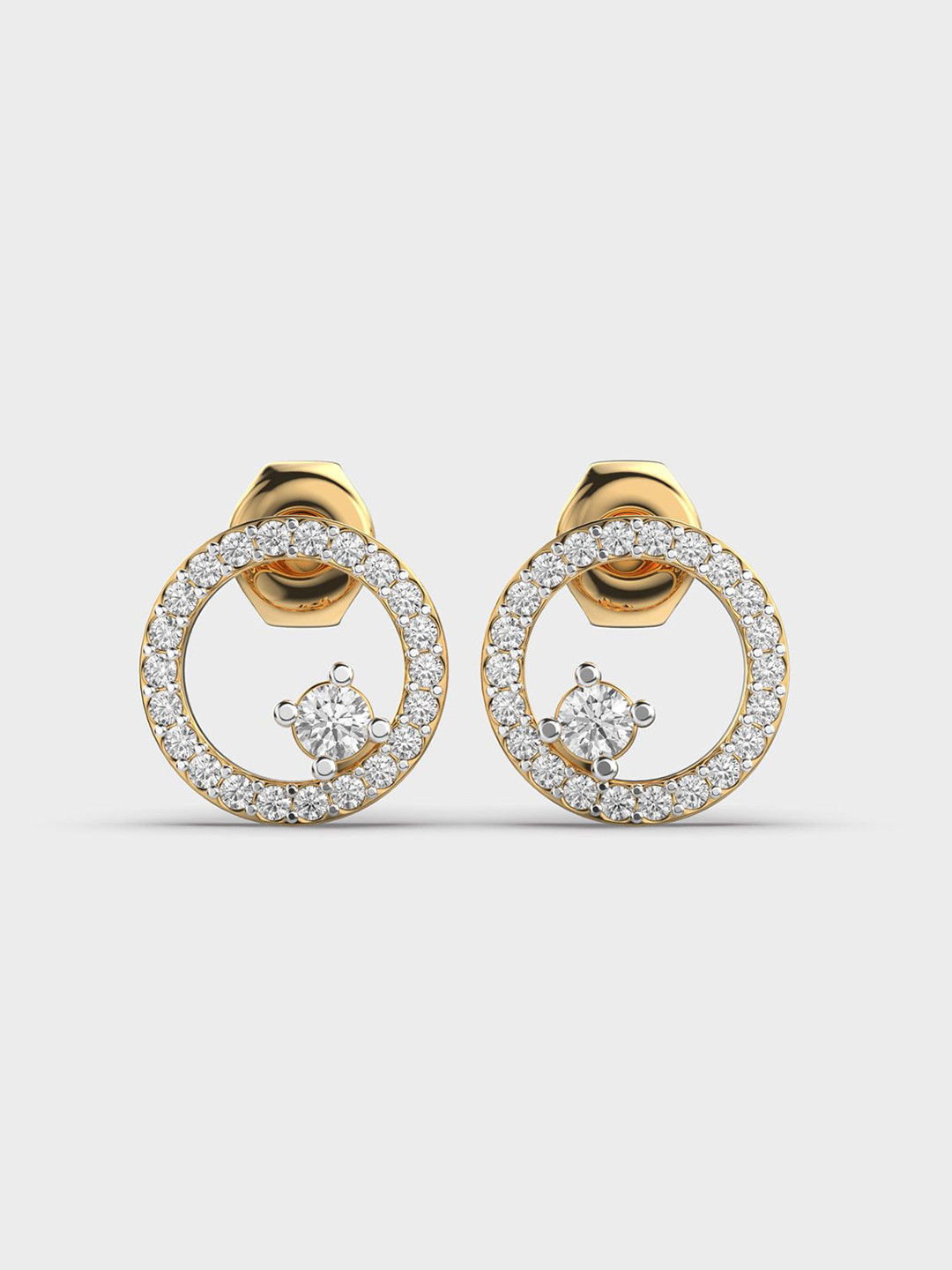 Jewelbox Lustre Loop Diamond Earrings