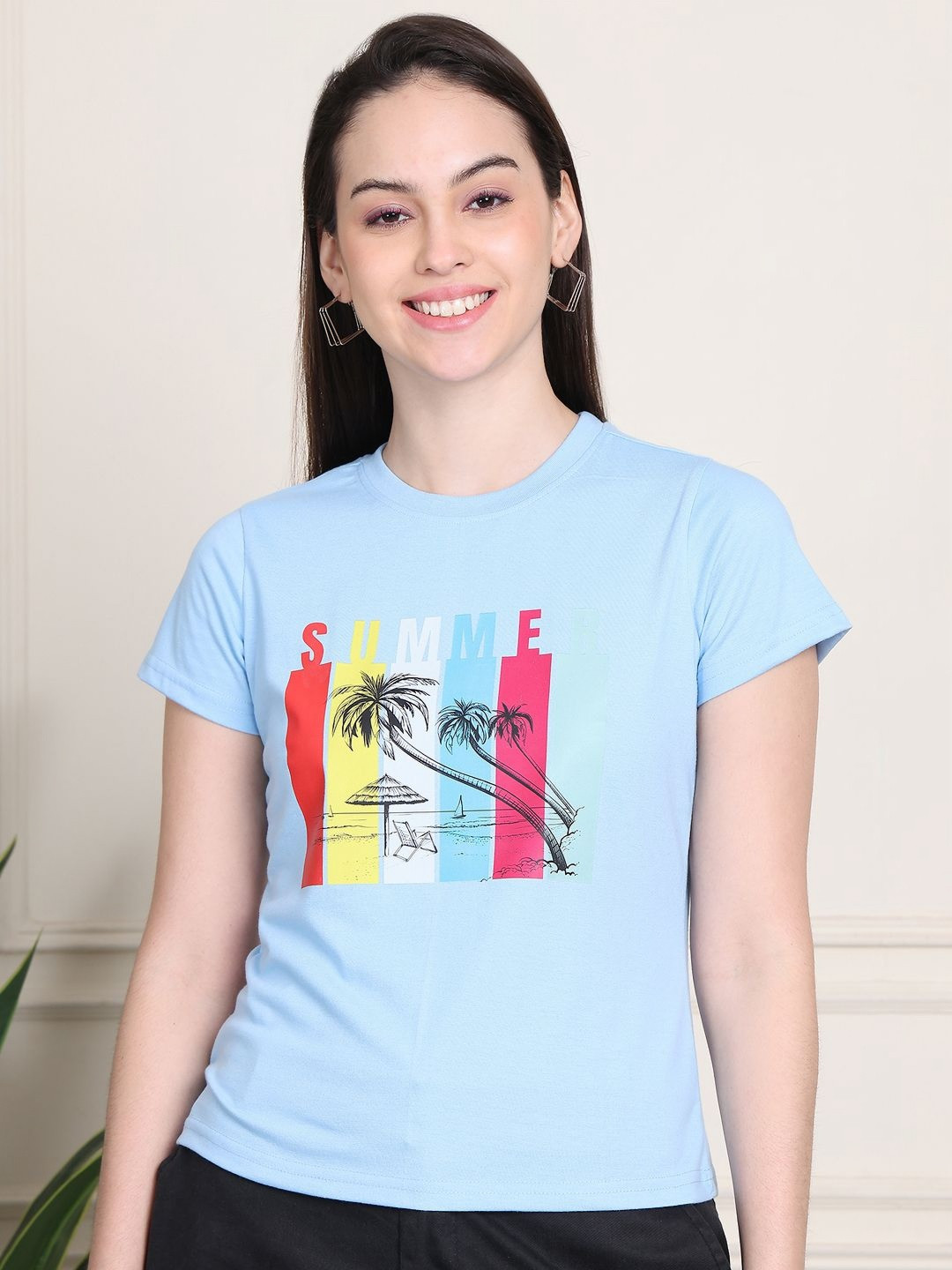 PUELLA Women Printed T-shirt