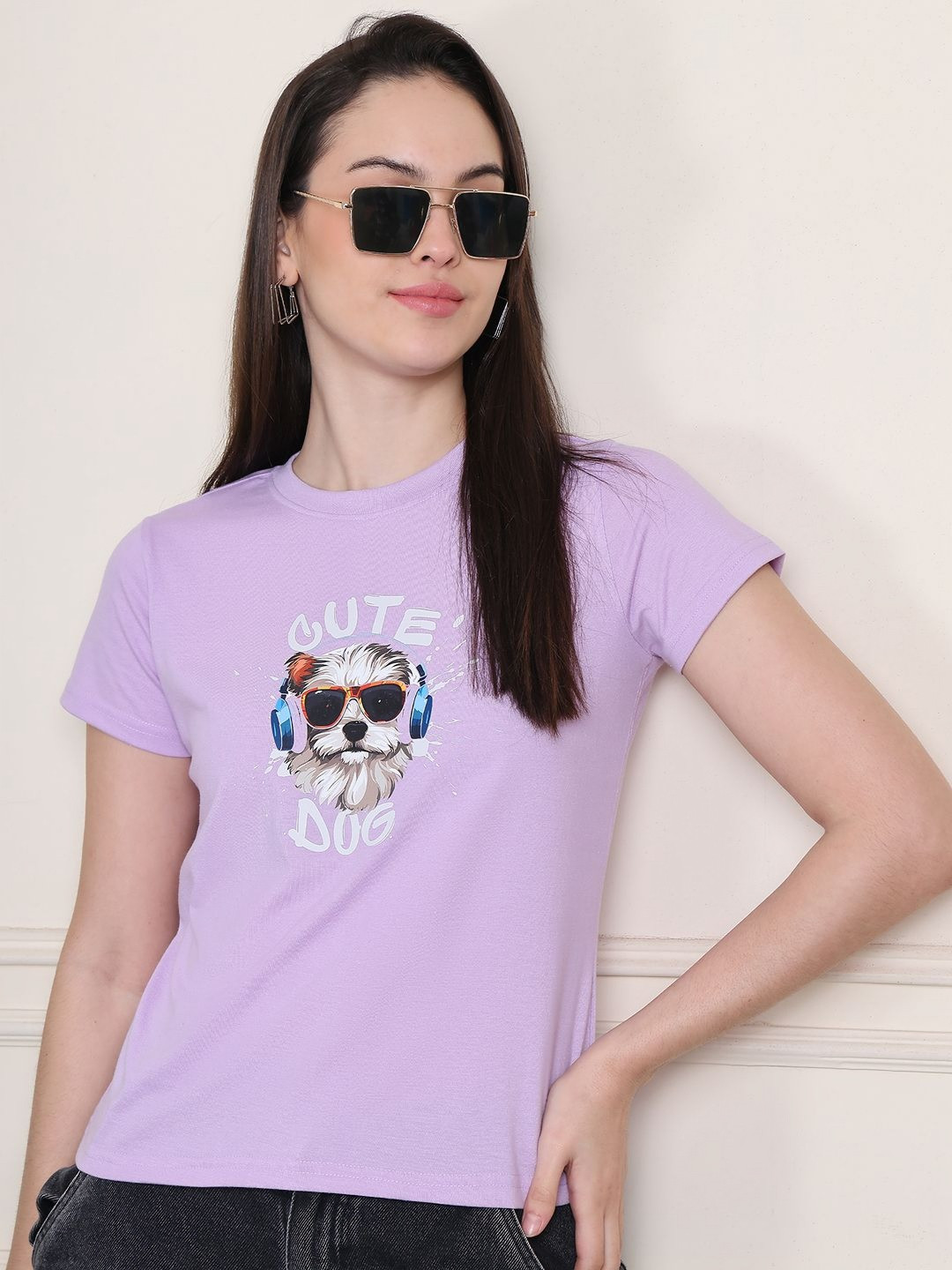 PUELLA Women Graphic Printed Round Neck T-shirt