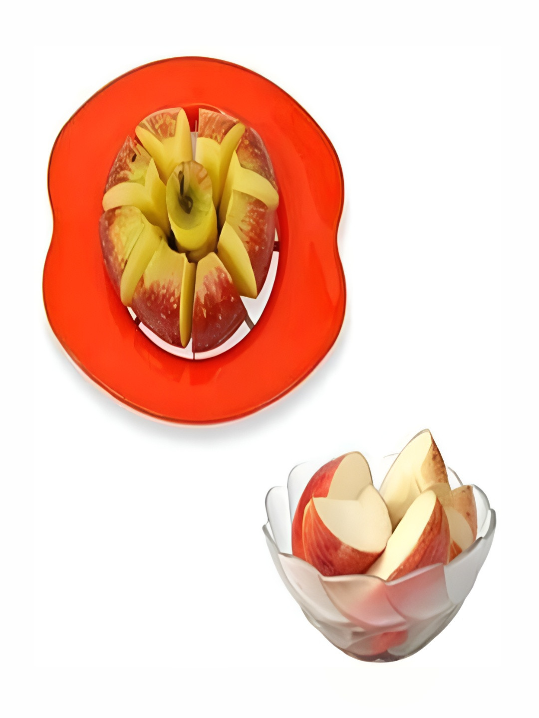 DeoDap Steel Blade Apple Cutter with Plastic Body
