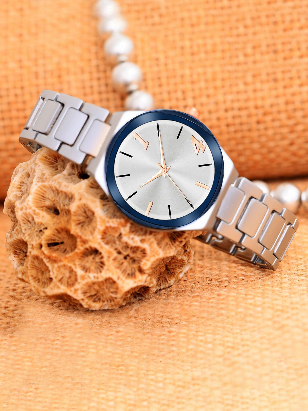 DOUBLERUN Men Dial & Bracelet Style Straps Analogue Multi Function Watch H05NAMT-7