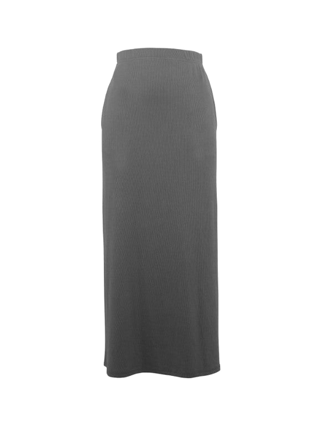 Outzidr Women Charcoal Long Skirt