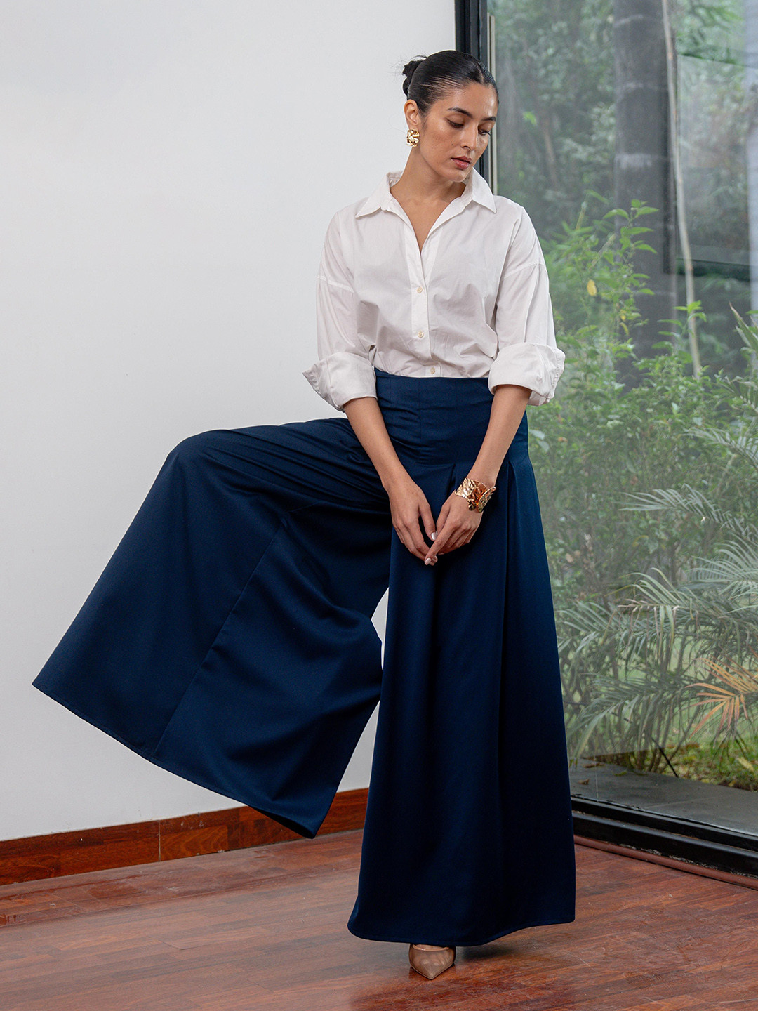 UNRUSH Women Navy Blue Tango Pants