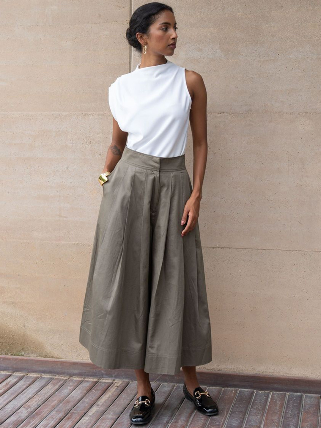 UNRUSH Women Ash Grey Tango Pants