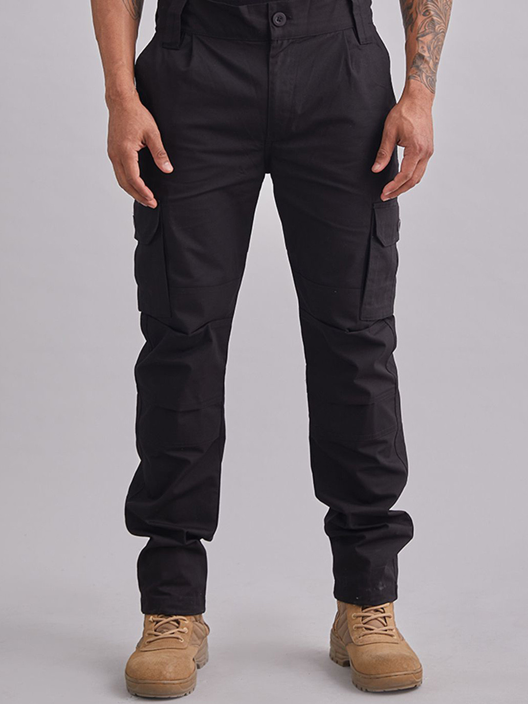 MOUNTMILLER Men's Solid Ripstop Tactical Cargo Pant