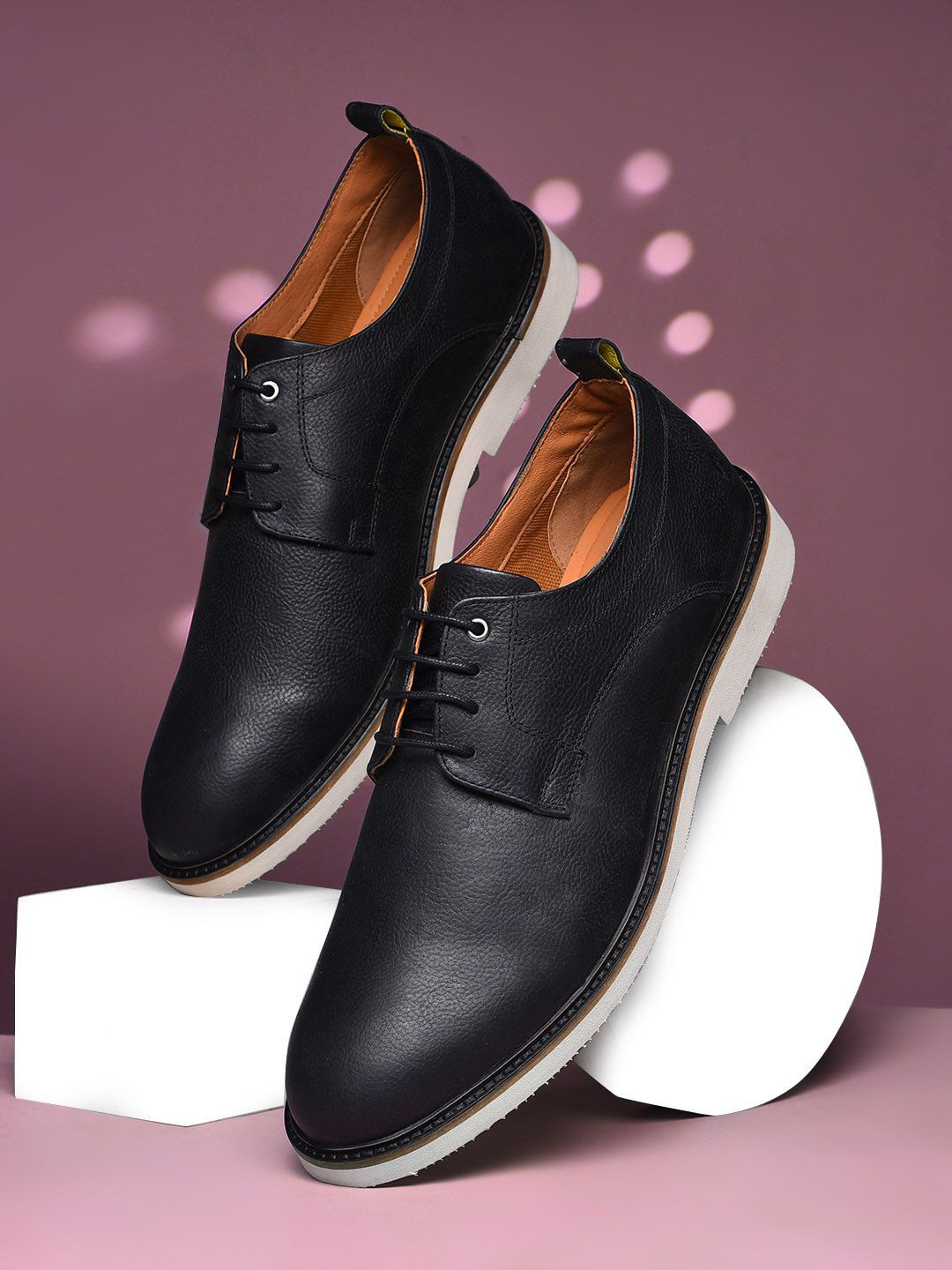 Hush Puppies Men Soid Everyday Leather Fashion