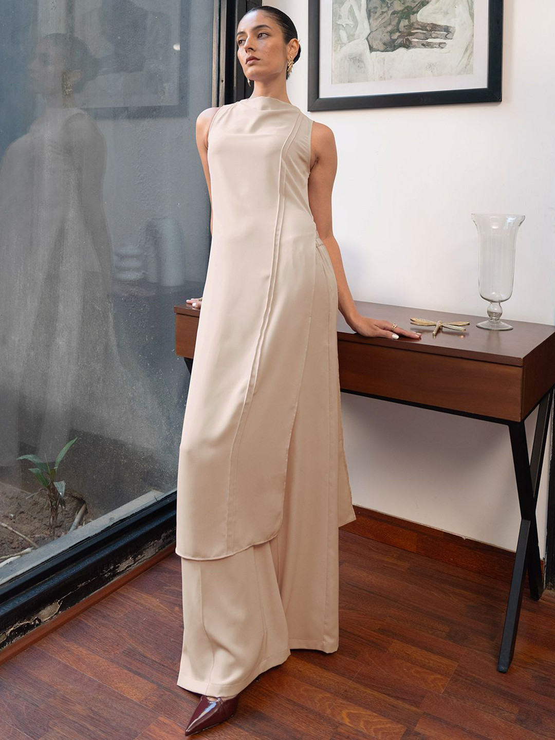 UNRUSH Pearl Cora Tunic With Palazzos Co-Ords