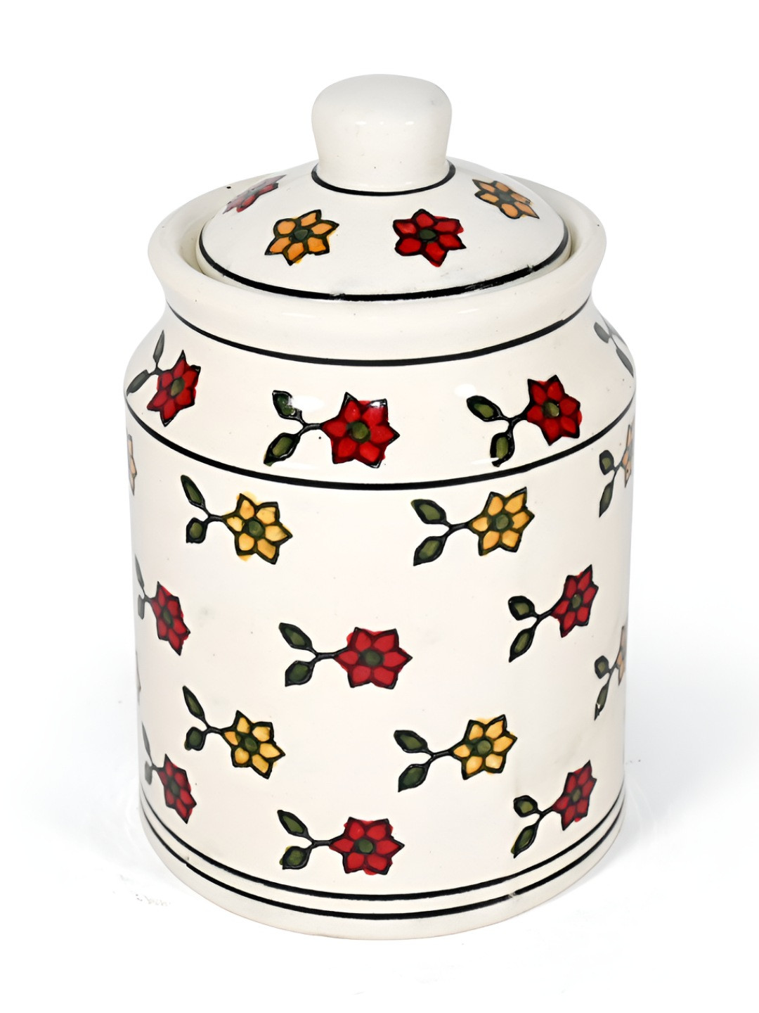 Amoorcart White Ceramic Container