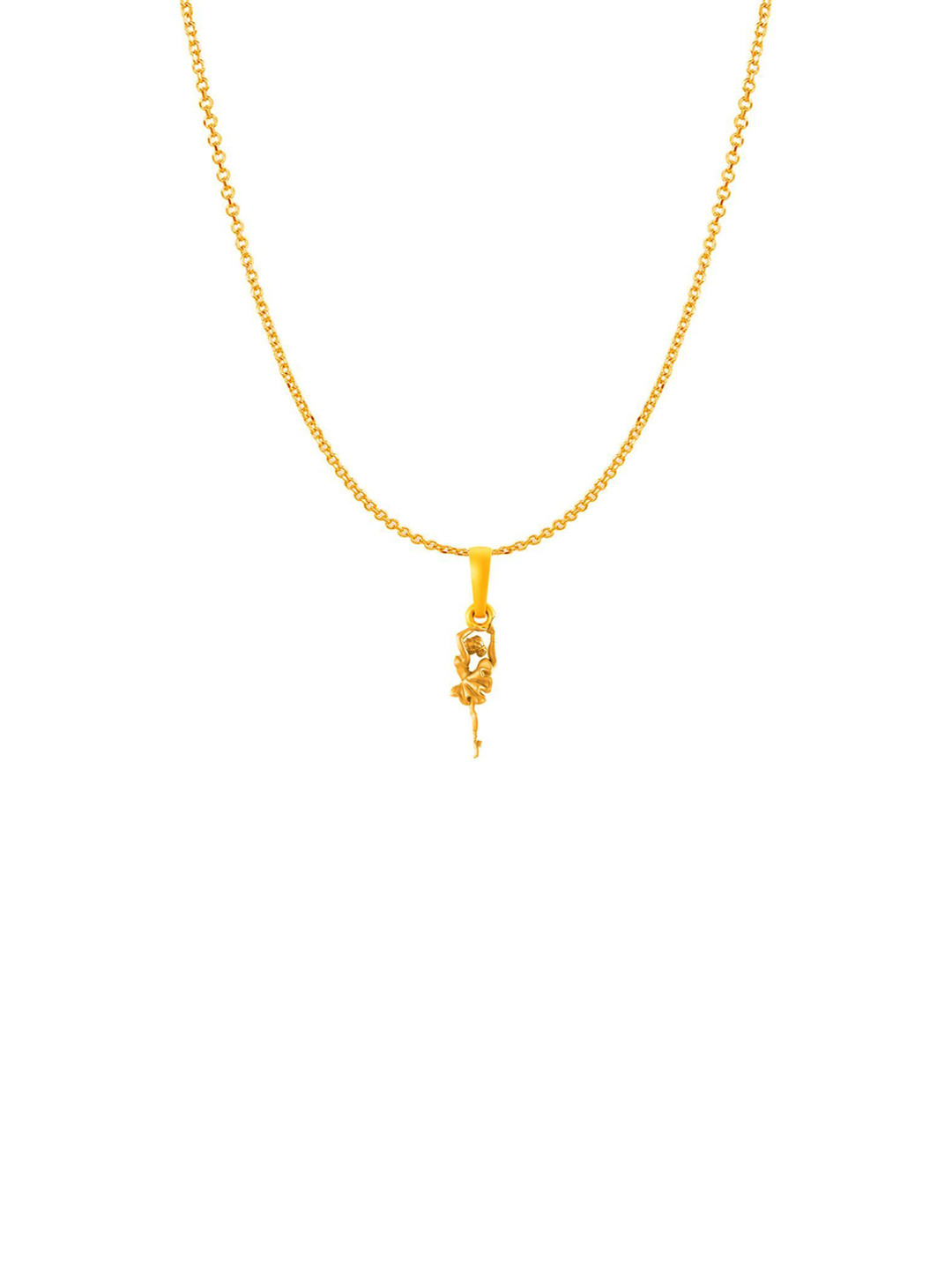 Metronaut 22KT Gold-Plated Dancing Girl Pendants With Chains