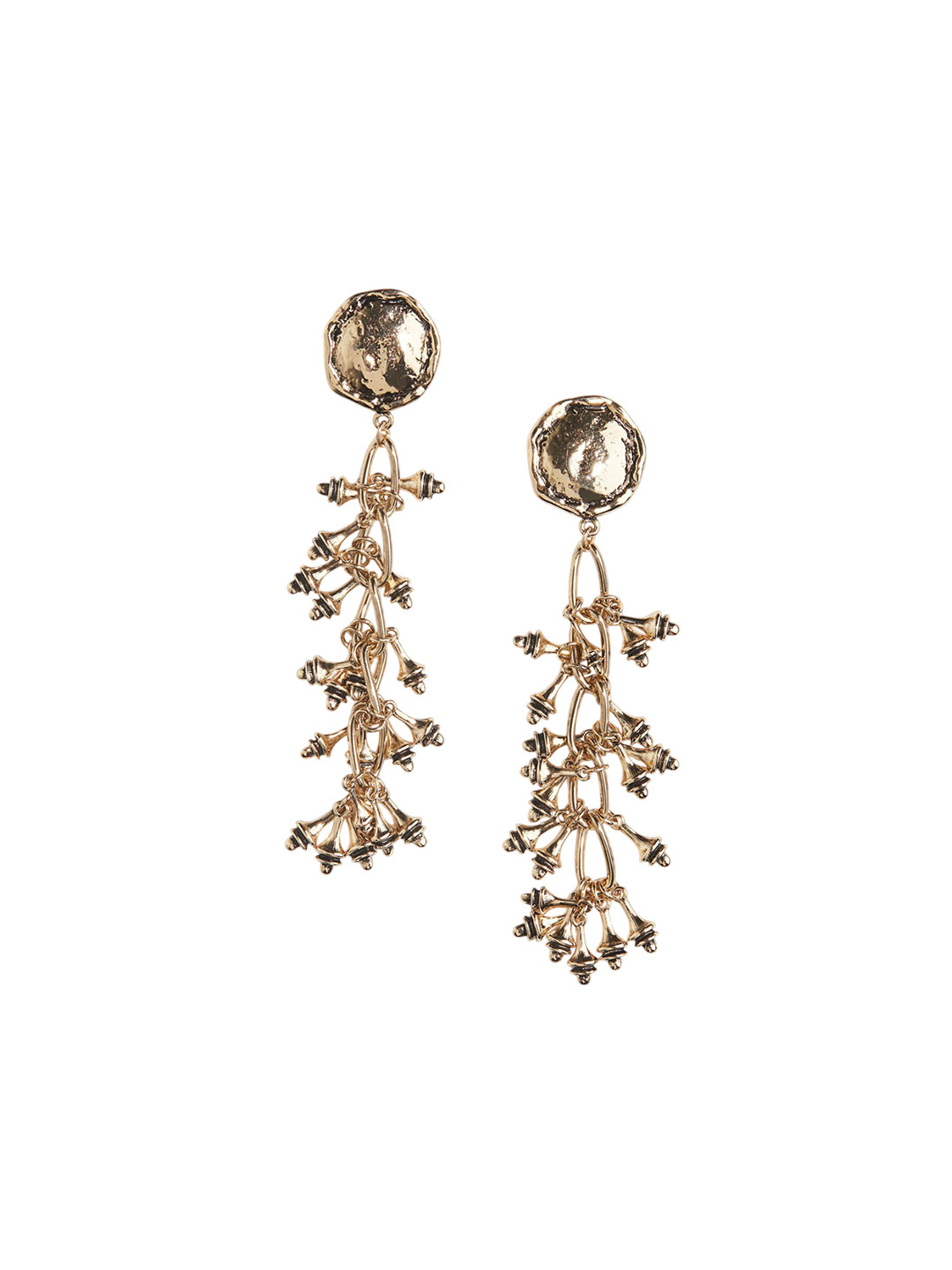 H&M Texture Long Cluster Earrings
