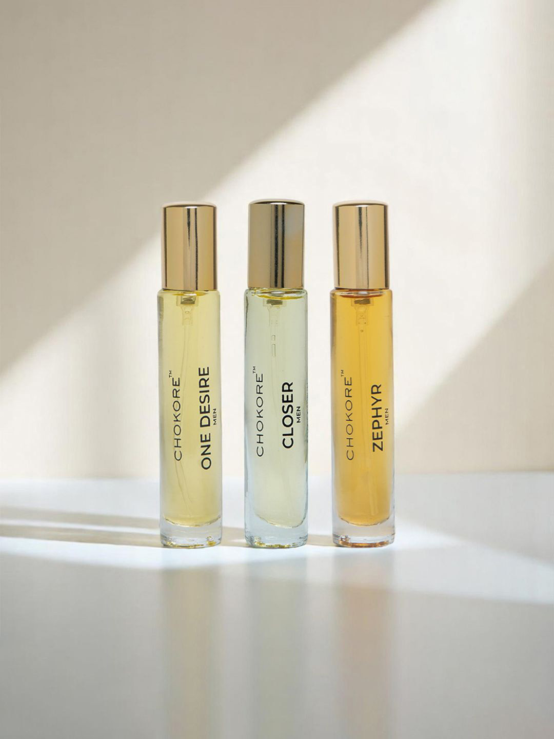 CHOKORE Unisex Set of 3 Eau De Parfum (Zephyr, Closer, & One Desire) 15ml Each