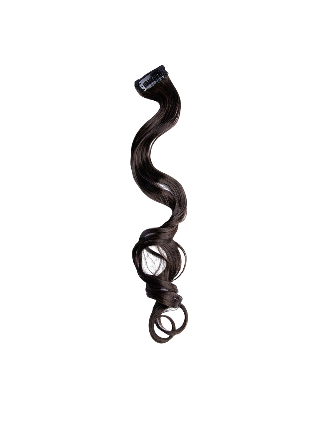 Stasia Street Clip In Straight Coloured Strand Hair Extension- Coffee Brown- 20 Inch