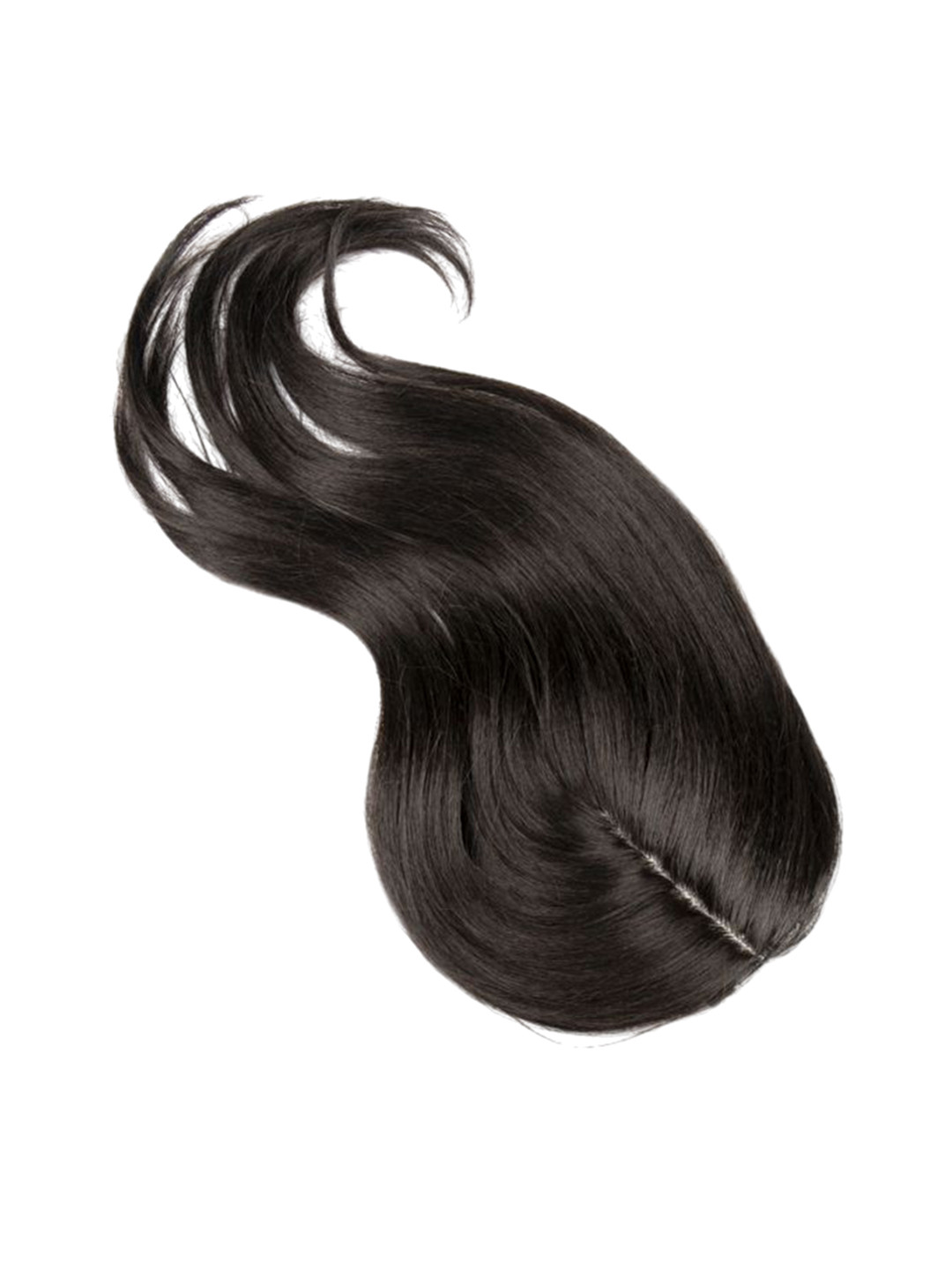 Stasia Street 2-Clip In Straight Scalp Topper Hair Extension - Natural Black - 18 Inch
