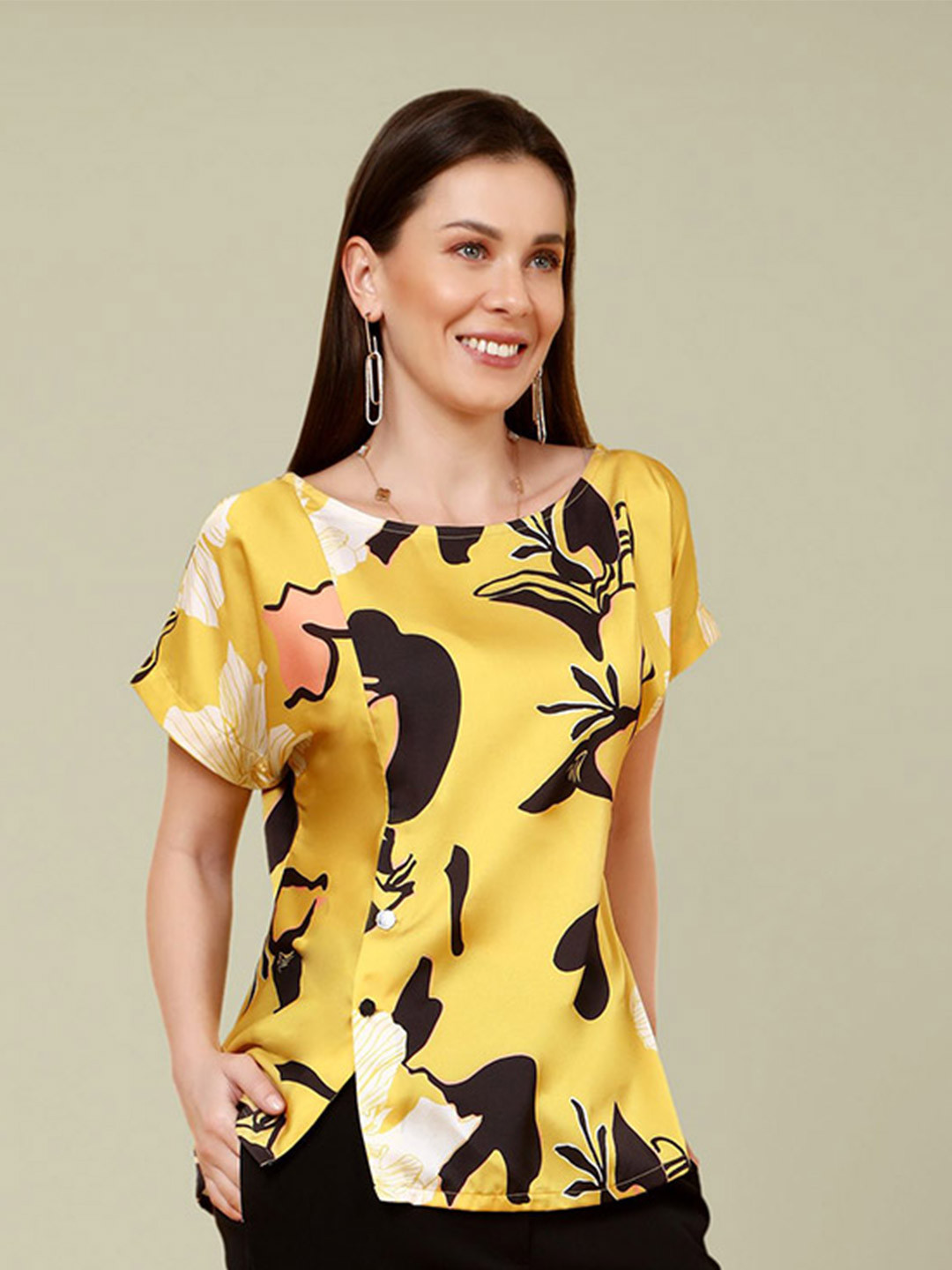 Tamiska By Narendra Ku Women Floral Print Top