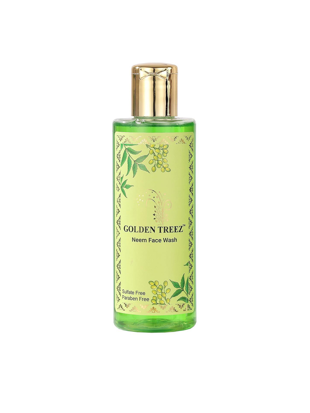 Golden Treez Neem Face Wash For Acne & Pimple With Aloevera - 210 ml