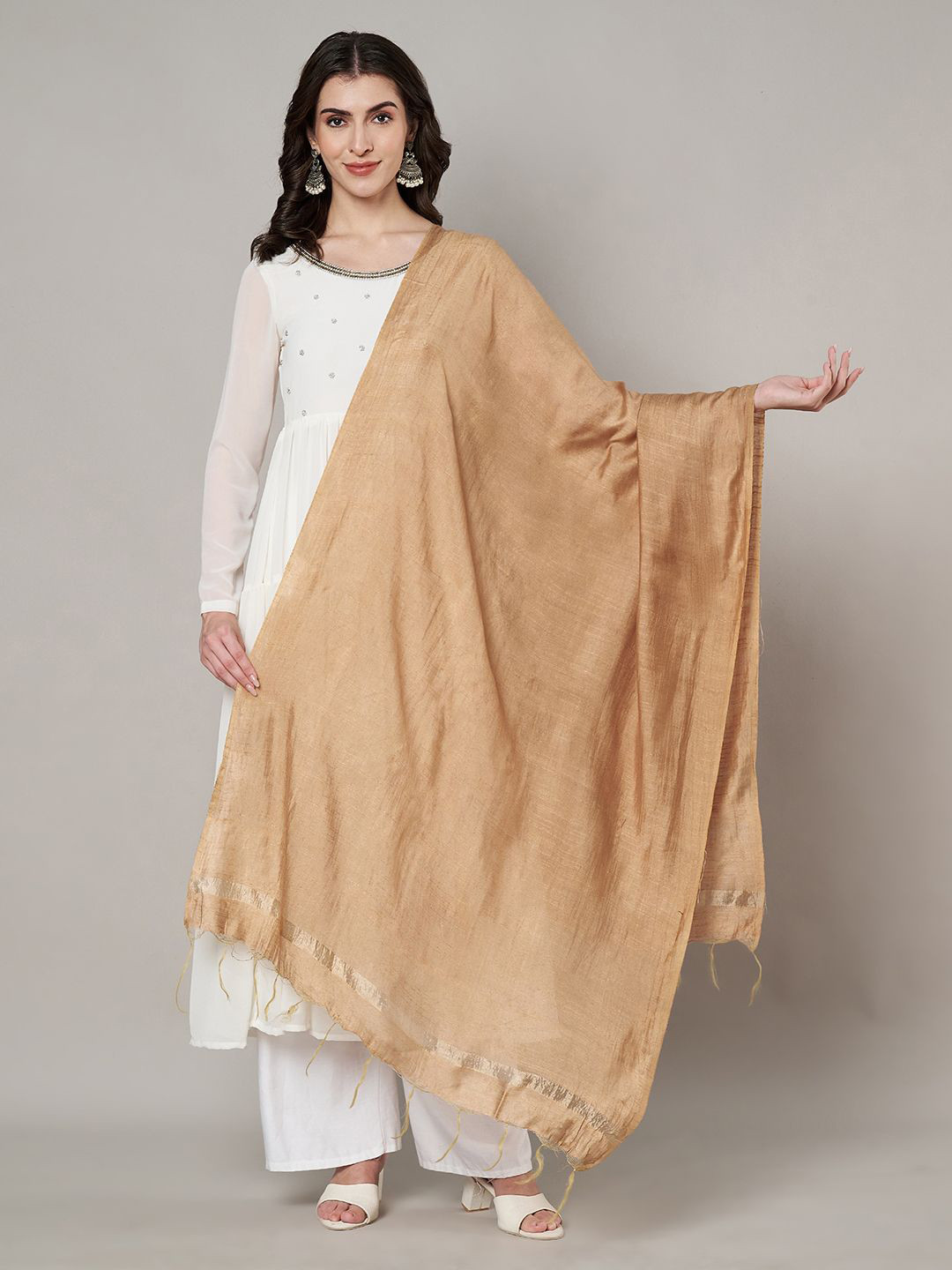 MUFFLY Tissue Silk Dupatta