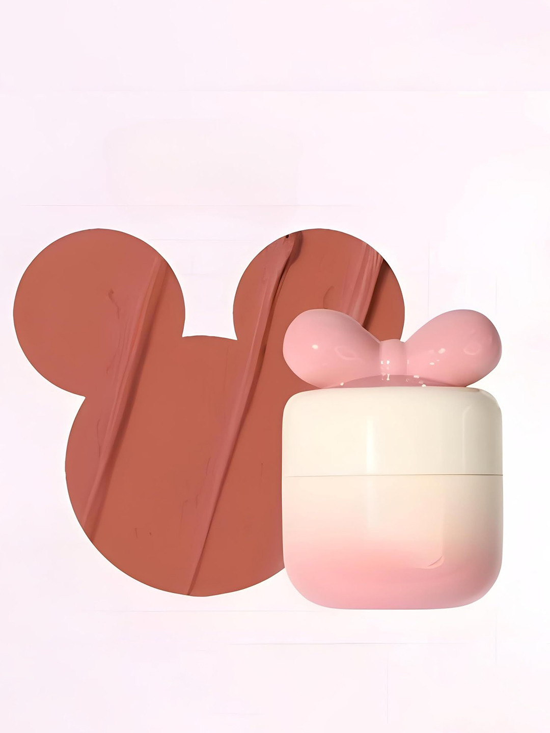 VBA Korean Bow Knots Waterproof Full Coverage Lip Mud Lipstick - 8.8 g - Brown - 03