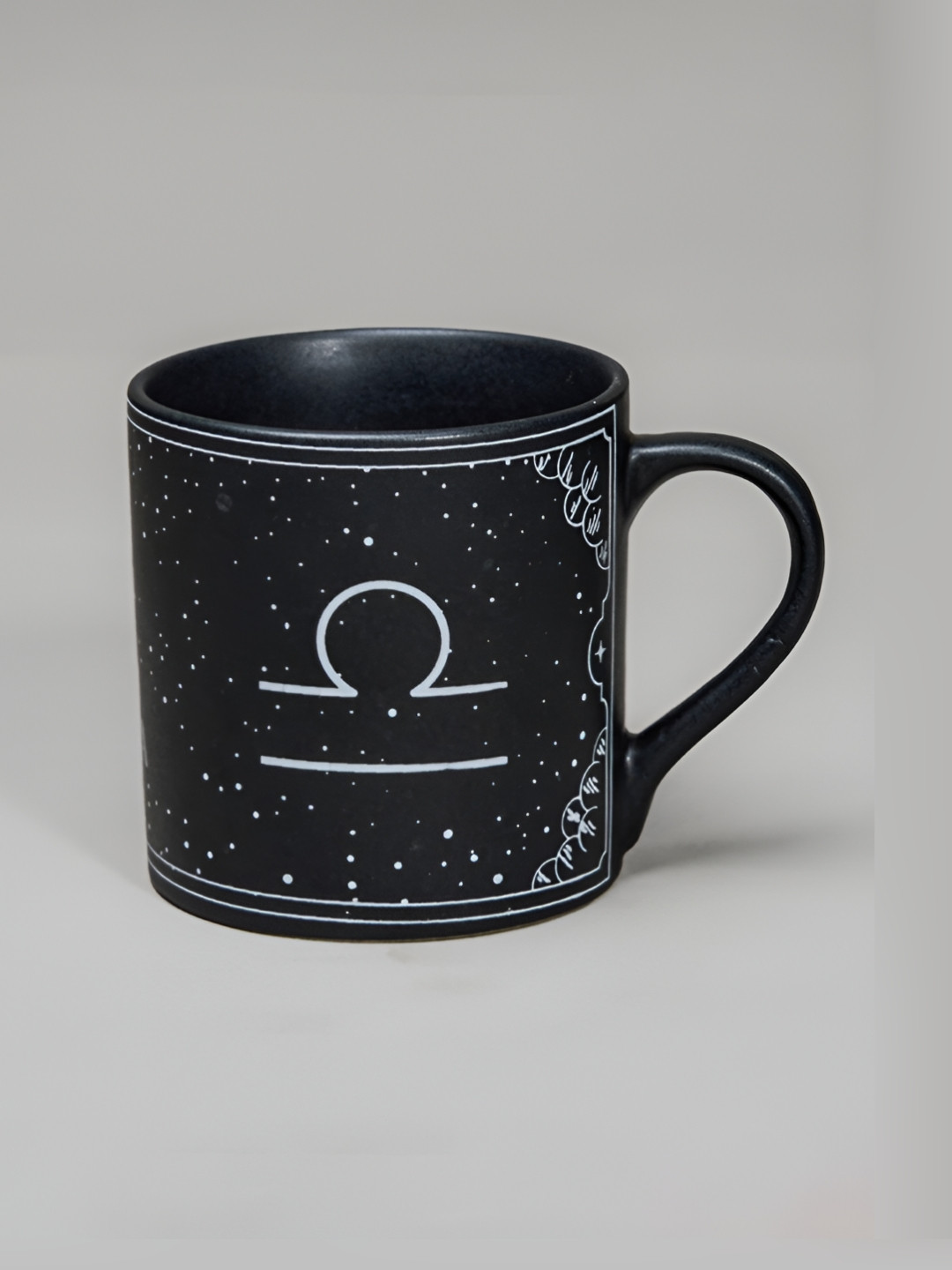 ALMIRO TREE Personalised Name Charm Black Conversational Ceramic Microwave Safe Mug-300ml