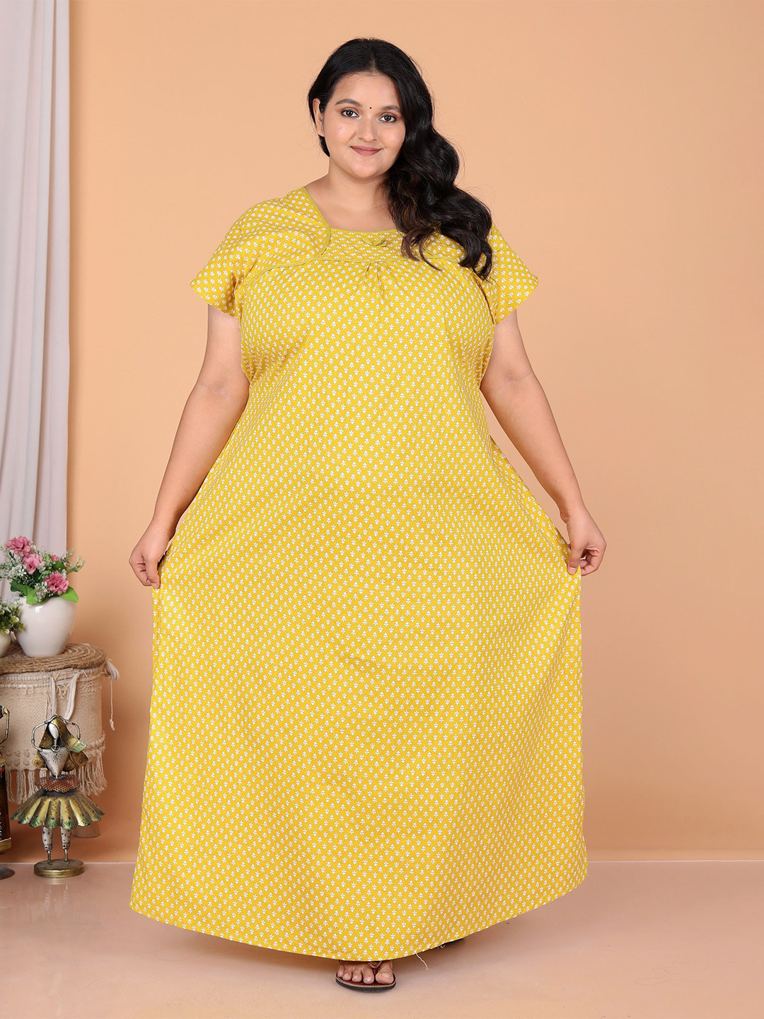 Rapariga Printed Maxi Nightdress