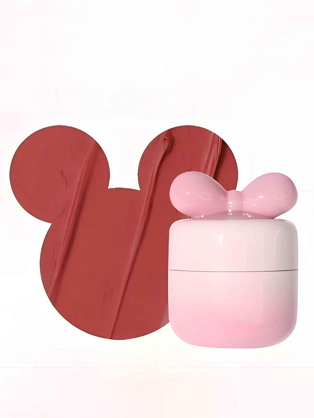 VBA Korean Bow Knots Waterproof Full Coverage Lip Mud Lipstick - 8.8 g - Maroon - 04