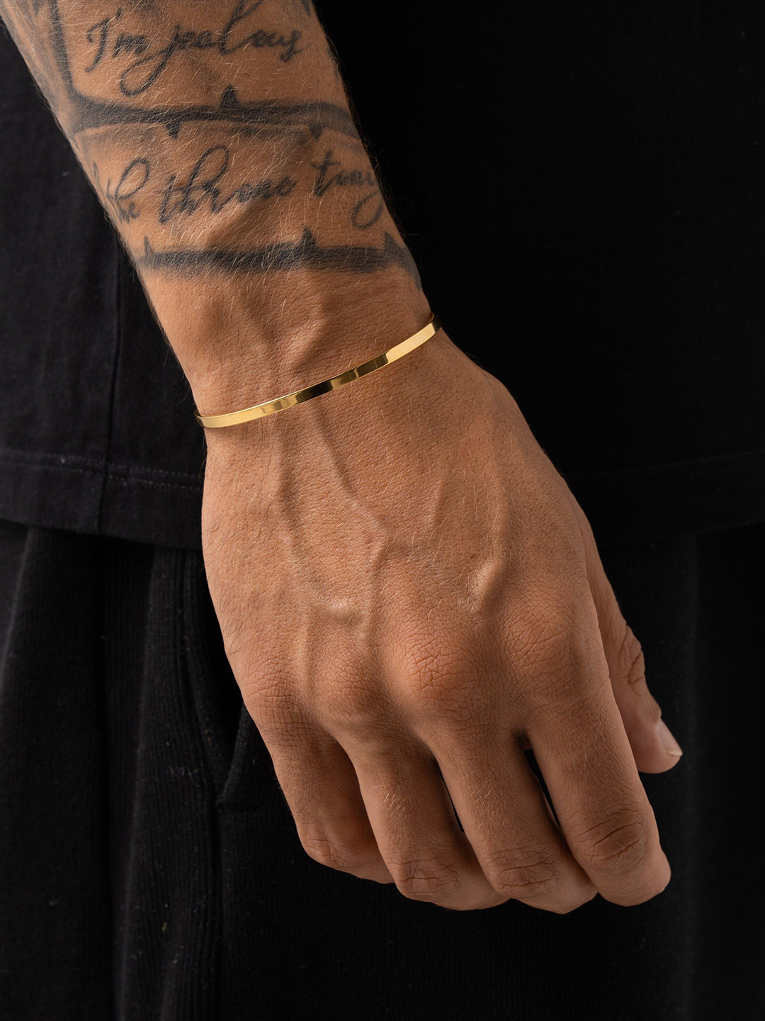 LITCHI Men Cuff Bracelet