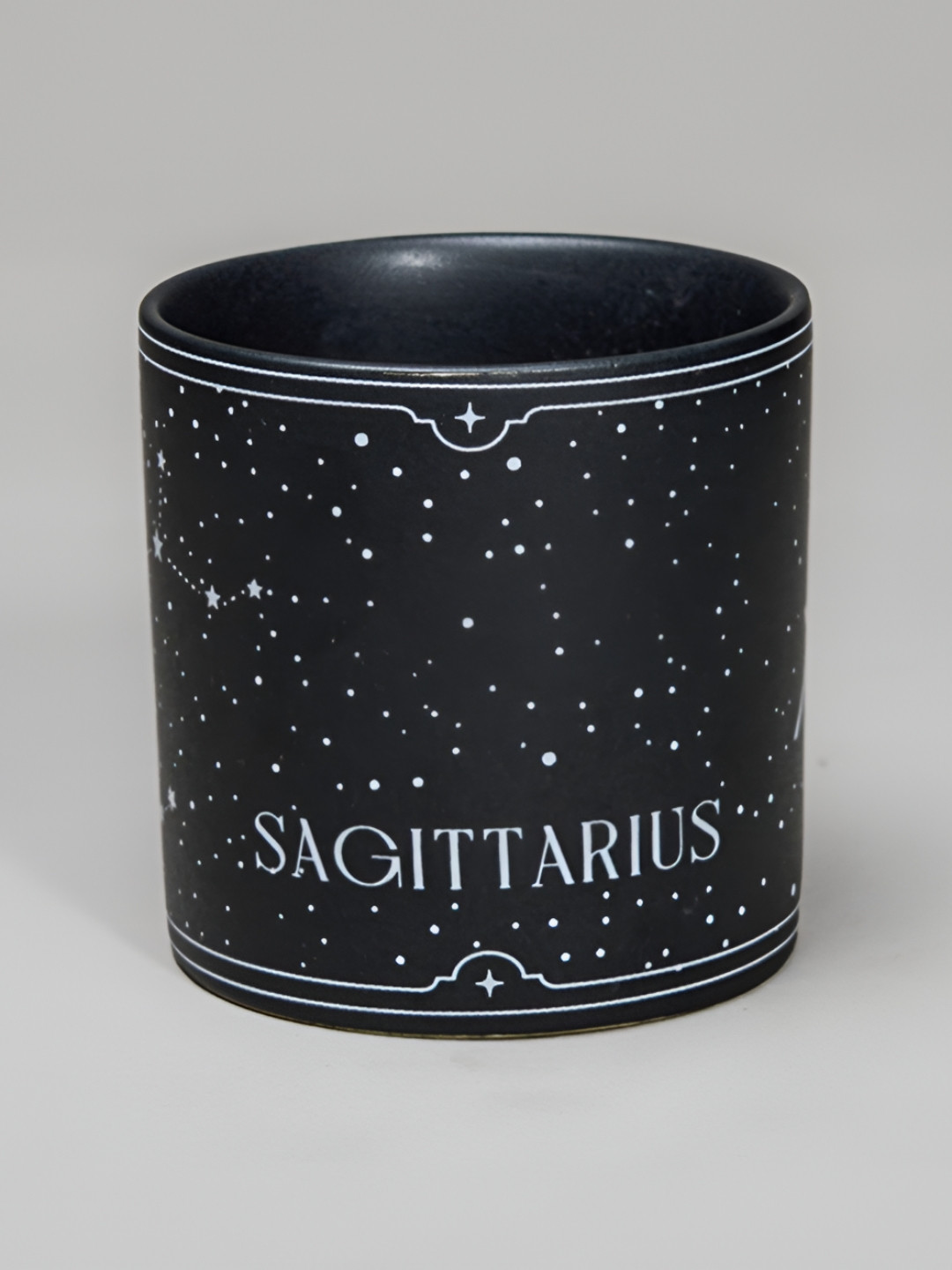 ALMIRO TREE Party Black Typography Ceramic Microwave Safe Mug-300ml