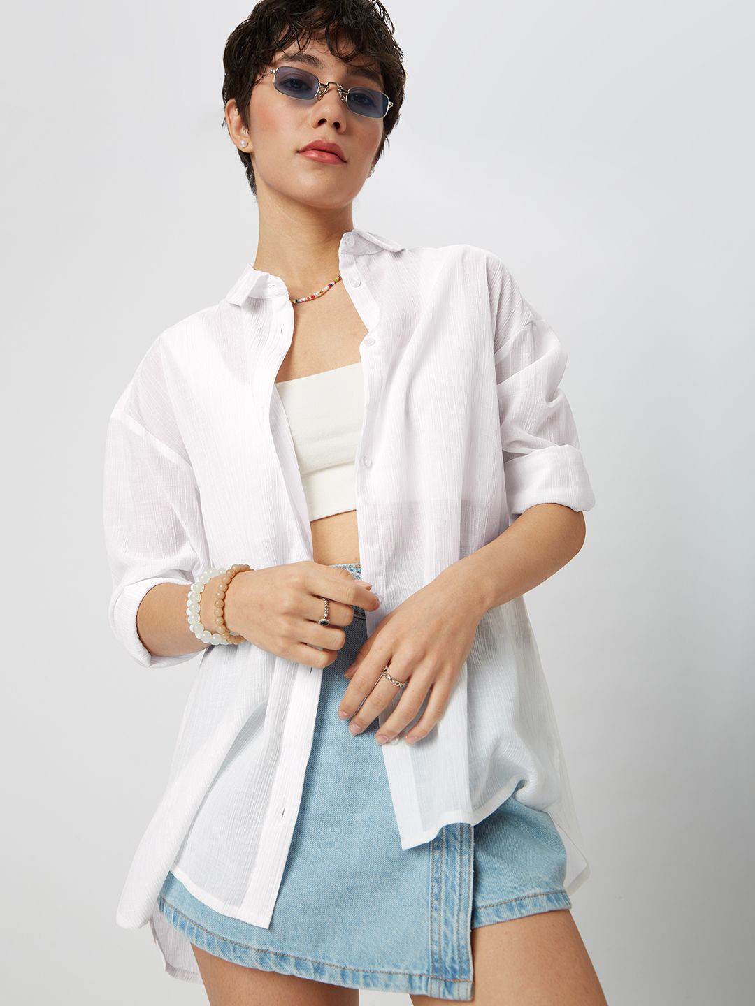 Mystere Paris Women Classic Casual Shirt
