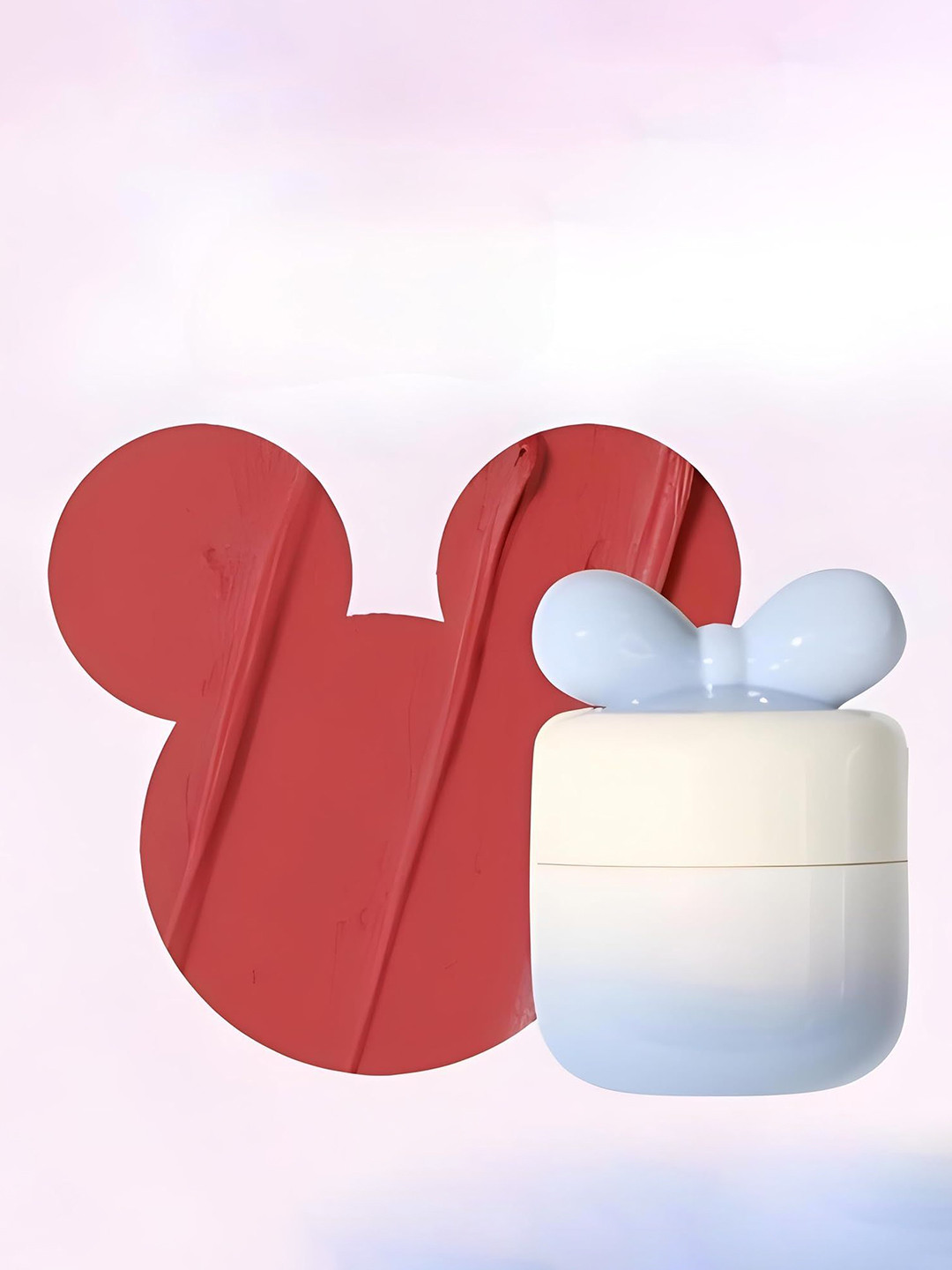 VBA Korean Bow Knots Waterproof Full Coverage Lip Mud Lipstick - 8.8 g - Red