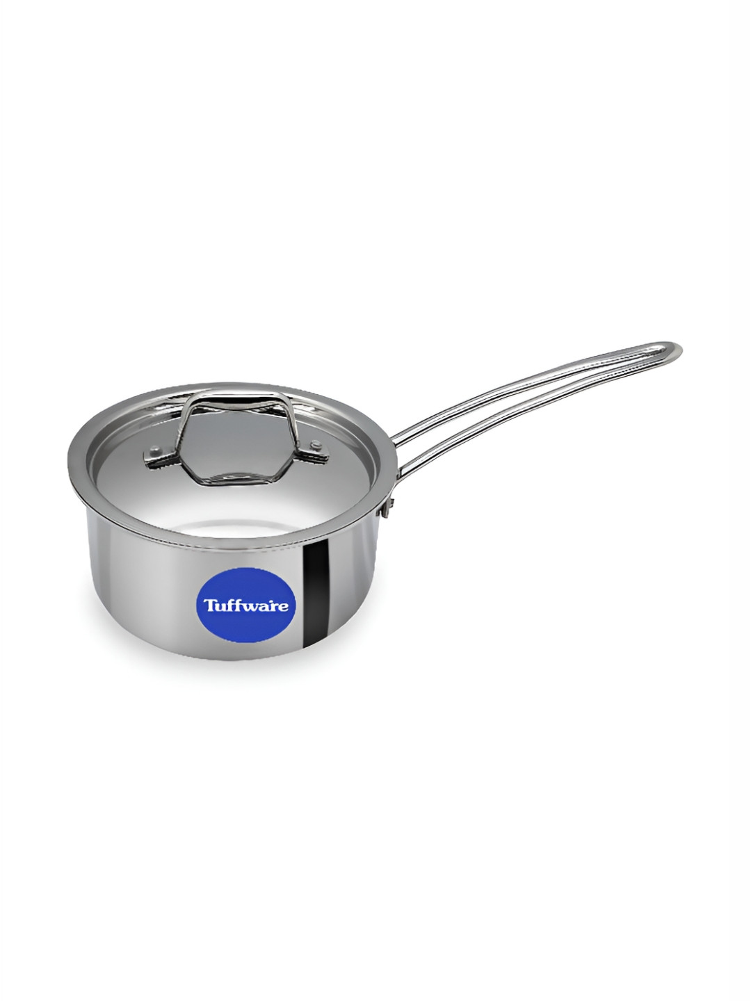TUFFWAIRE Stainless Steel Tri-Ply Sauce Pan With SS Lid 1.6 Litre