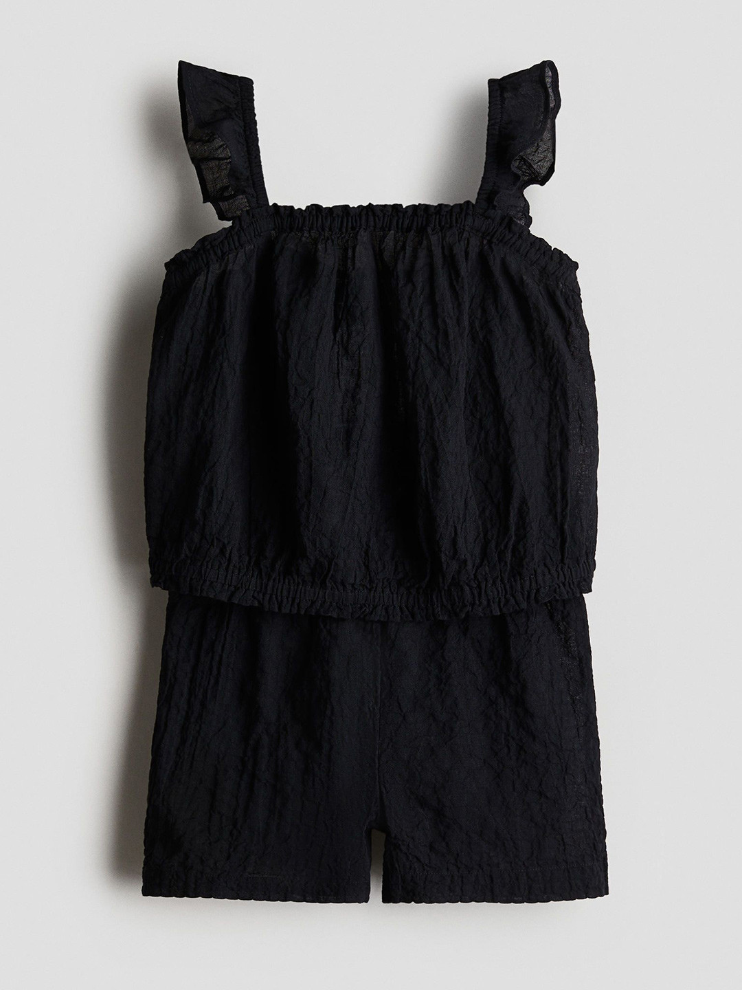 H&M 2-Piece Crinkled Cotton Set
