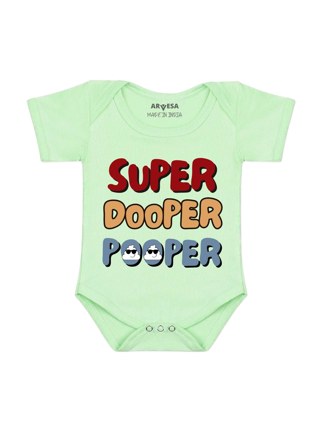 Arvesa Super Dooper Pooper Printed Bodysuit
