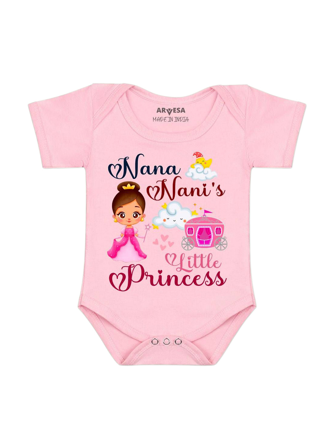 Arvesa Nana Nani Little Princess Printed Bodysuit