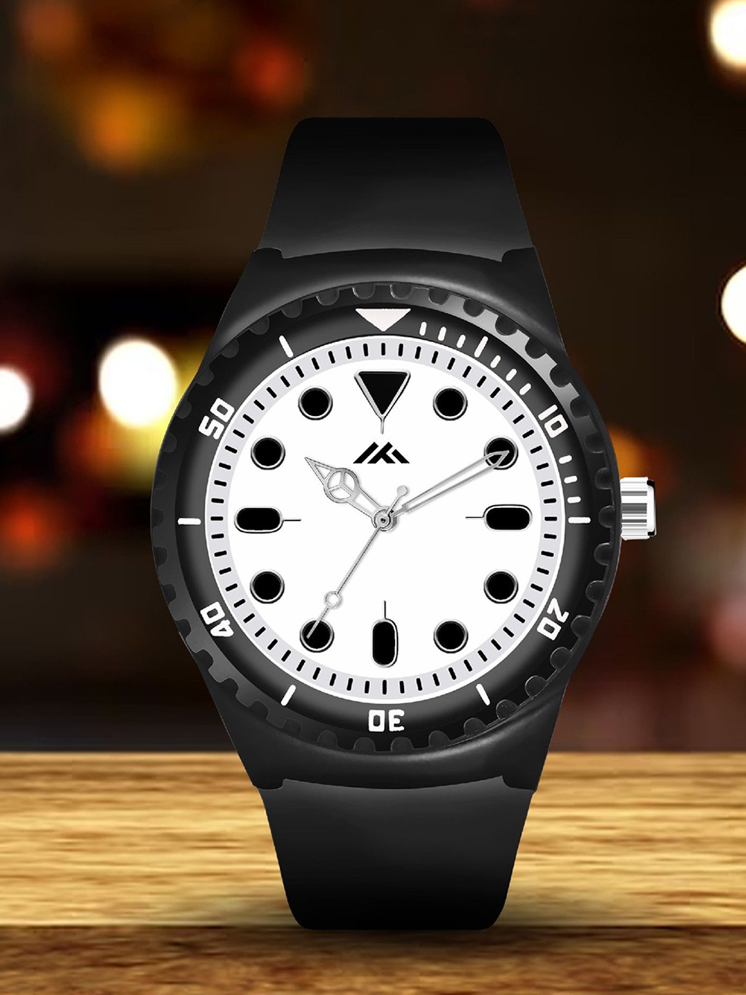 DOUBLERUN Men Dial & Bracelet Style Straps Analogue Multi Function Watch H05NMT-125