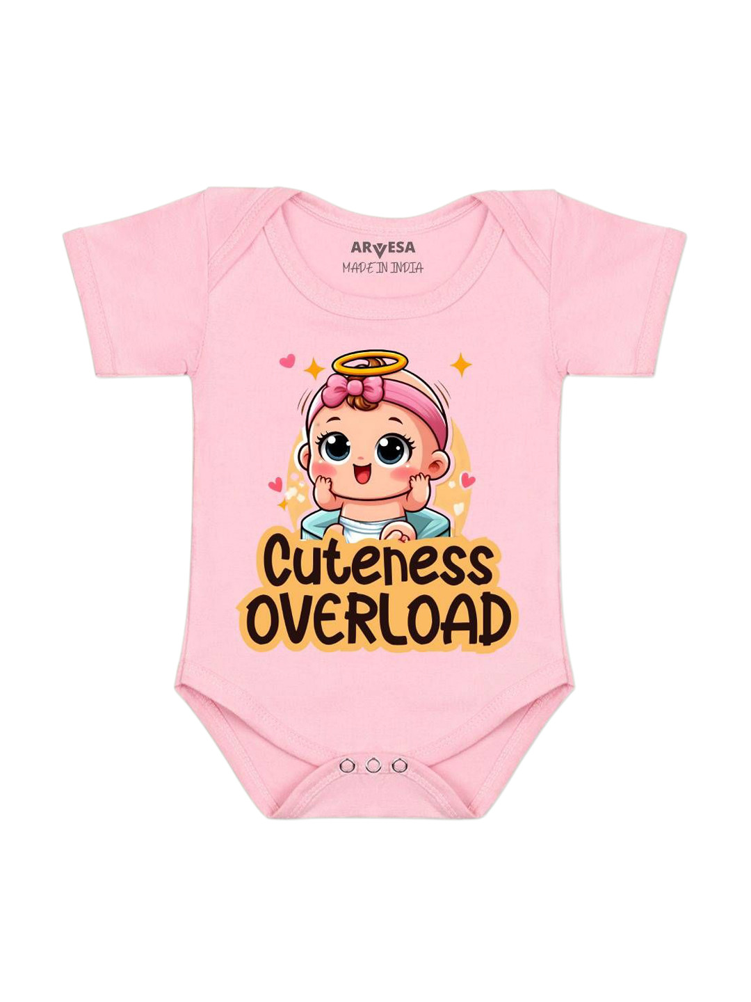 Arvesa Cuteness Overloaded Printed Bodysuit