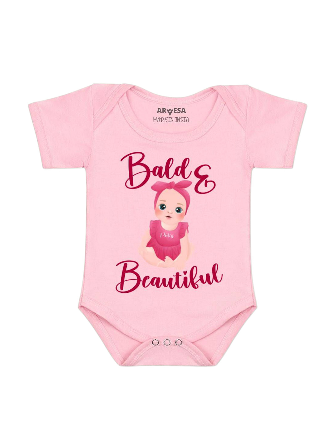 Arvesa Bald & Beautiful Printed Bodysuit