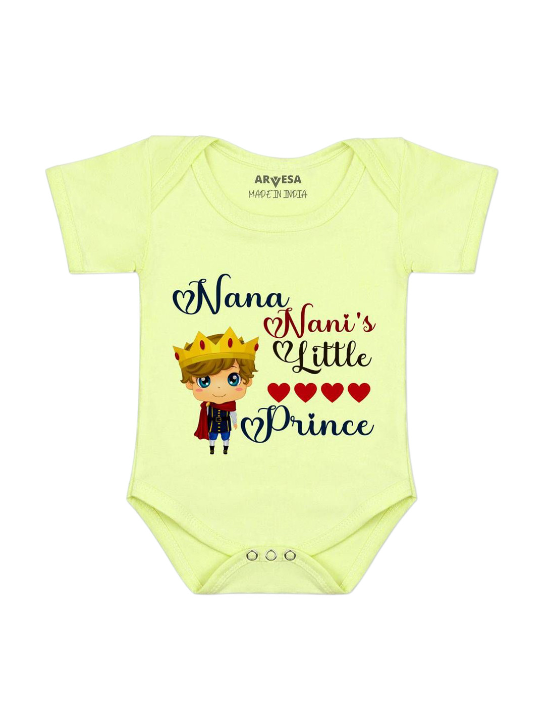 Arvesa Nana Nani Little Prince Printed Bodysuit