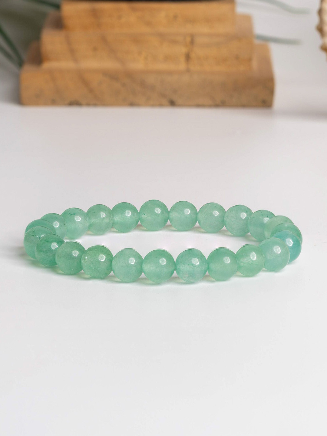 Look and Adorn Green Aventurine Bracelet