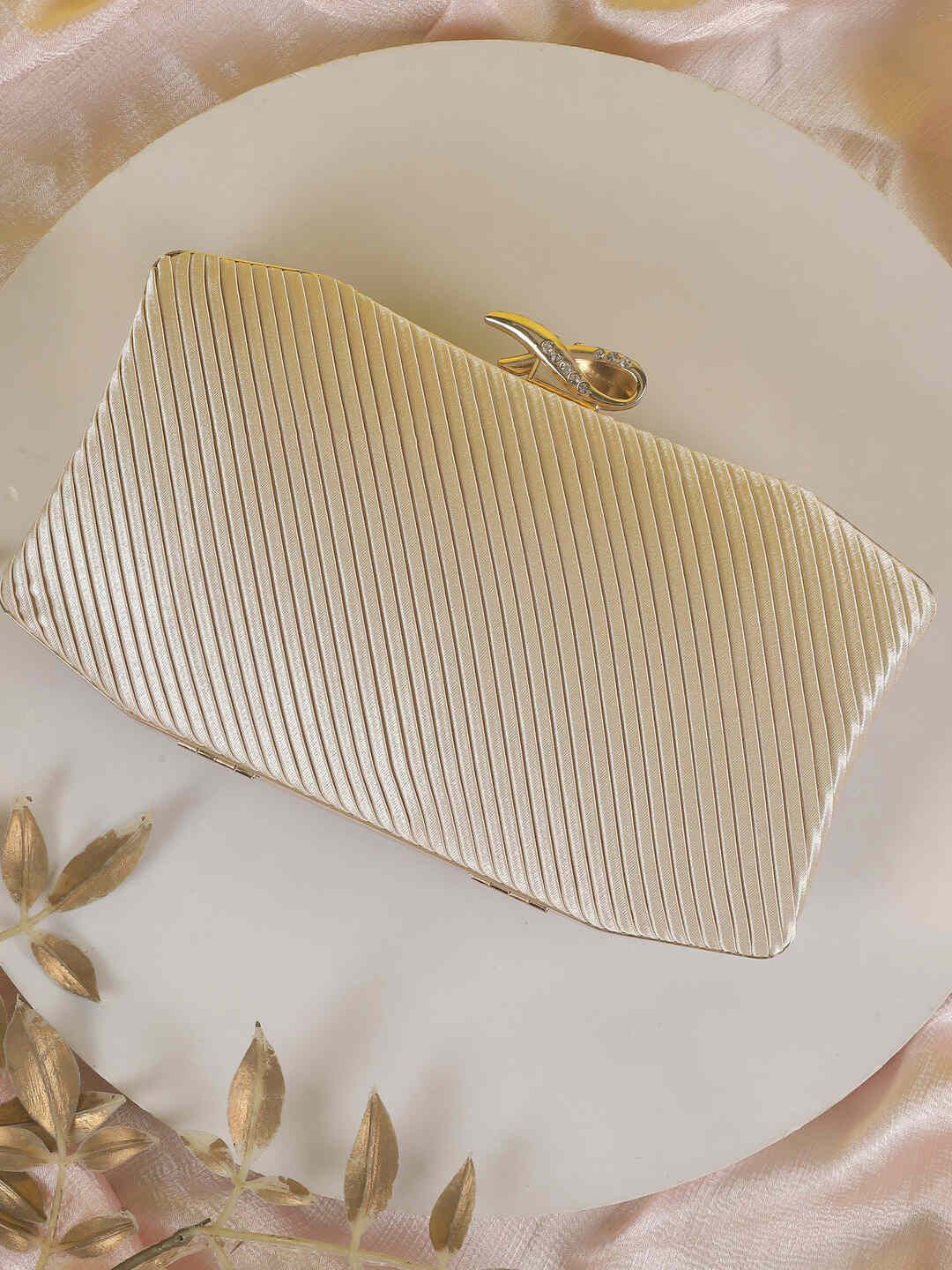 Mochi Striped Box Clutch