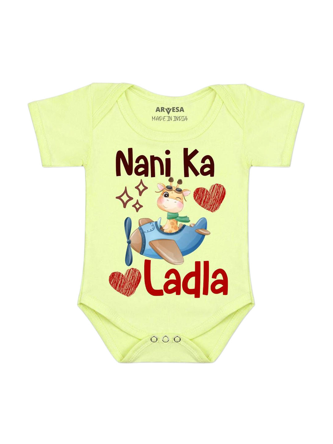 Arvesa Nani Ka Ladla Printed Bodysuit