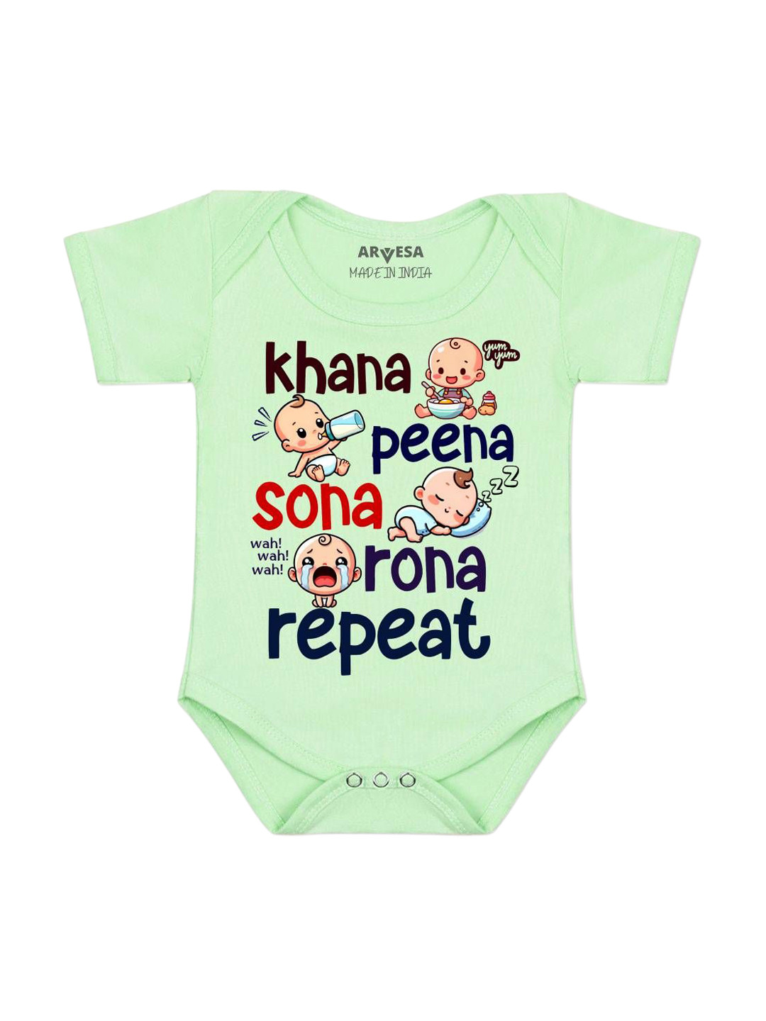 Arvesa Khana Peena Sona Repeat Printed Bodysuit