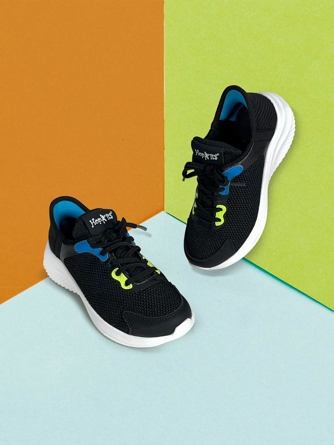 Hopits Boys Easy-on Lace Ups Sneakers