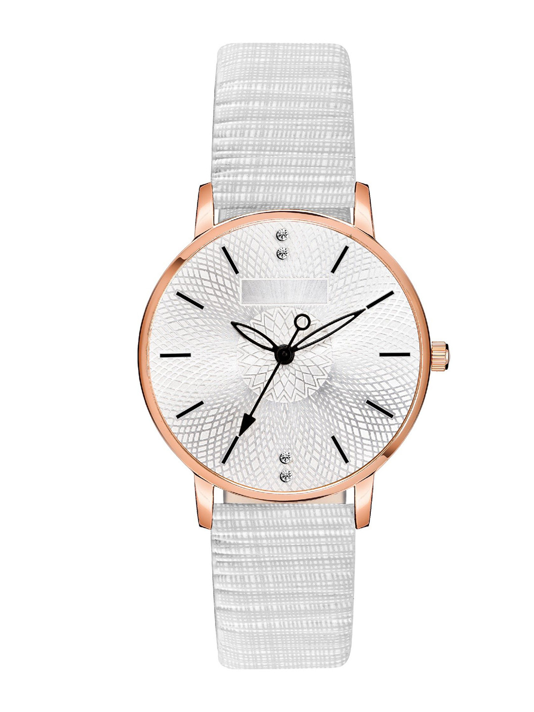 DOUBLERUN Women Dial & Leather Straps Analogue Multi Function Watch H05NMT-313