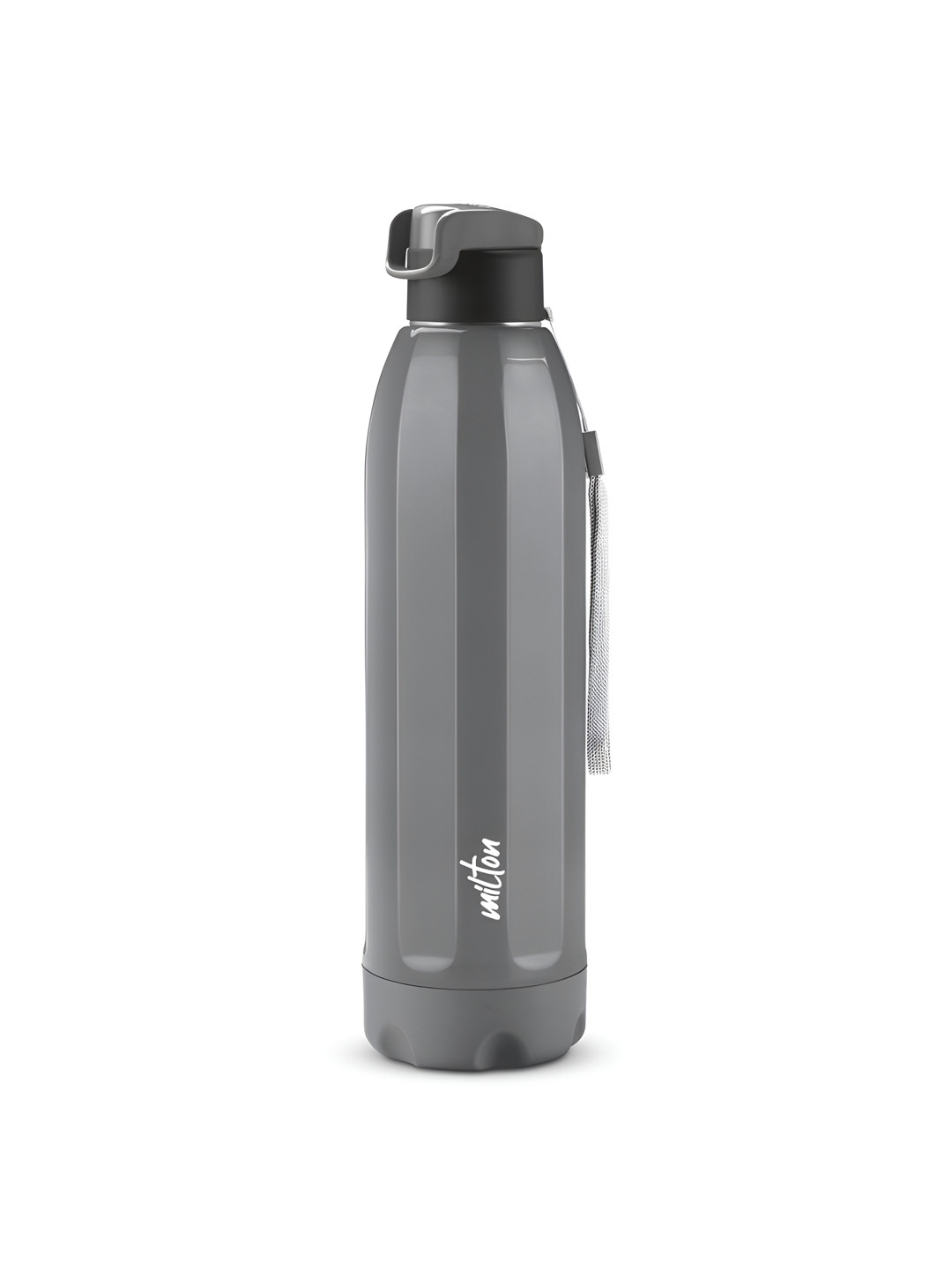 Milton Steel Meridian 900 Thermoware PU Insulated 630 ml Hot and Cold Water Bottle Grey